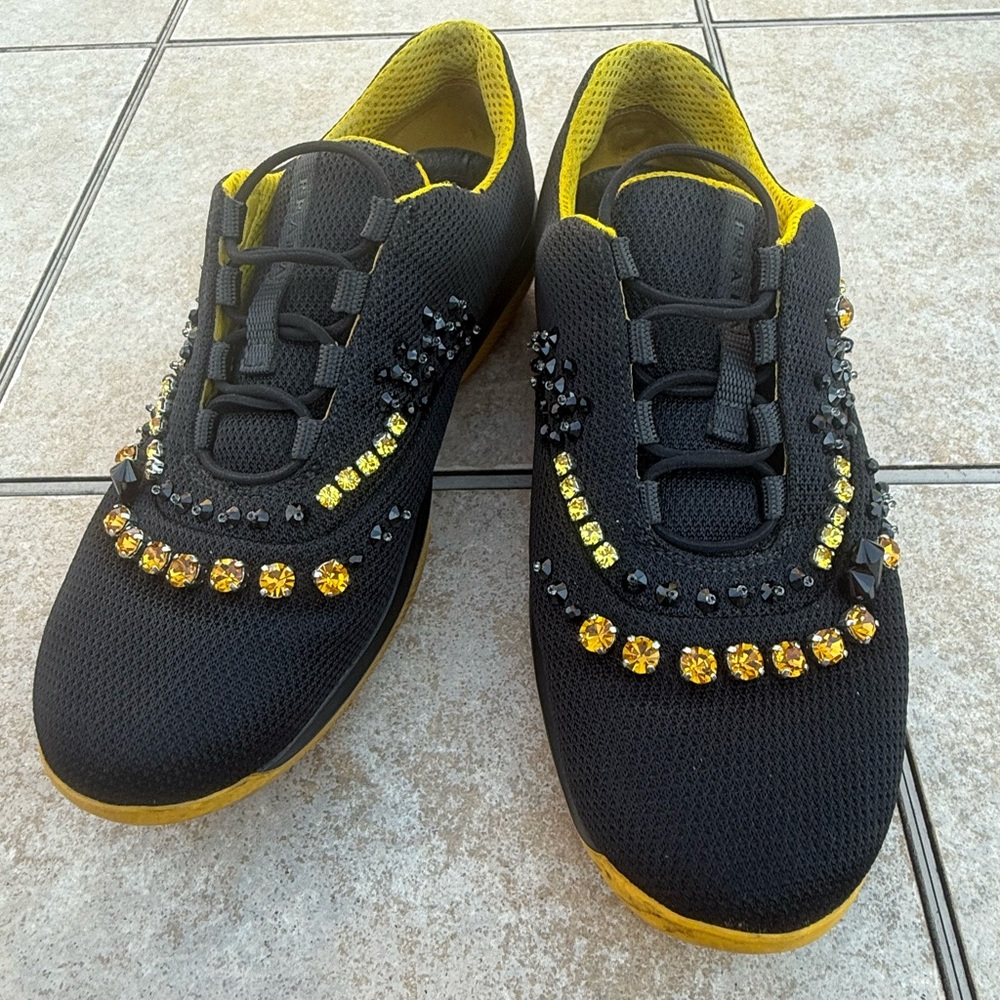 PRADA Americas Cup CRYSTAL Sneakers - Picture 3 of 16